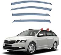 WeiYH Deflettori del Vento dell'auto per Skoda Octavia Combi MK3-5E 2013-2019, Parasole/parapioggia/paravento/deflettore del Vento atmosferico delle Porte