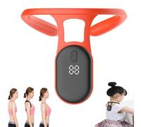 WEIYIXIN Correttore Di Postura Intelligente E Allenatore,Strumento Portatile Per Lenire Il Collo,Correttore Di Postura Posteriore Intelligente (Arancia)