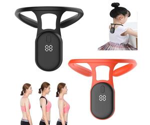 WEIYIXIN Smart Corrector for Hunchback,Smart Back Support,Vibration Reminder Corrects Posture Smart Posture Corrector,Smart Posture Reminder Corrector Device (Black+Orange)