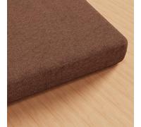 WEIZERO Cuscini per Panca Personalizzati 54 x 122 cm con Fondo Antiscivolo Terrazza Sedie Cuscini Parte Inferiore Antiscivolo per Panca da Giardino, Patio, Finestra a Bovindo, marrone