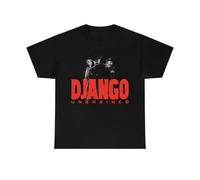 WEIZHINA Calvin Candie Movie Shirt,Retro Vintage Django Unchained Film T Shirt BlackX Large Black 3XL
