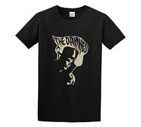 WEIZHINA Men's The Damned O-Neck Cotton T Shirt Black XL