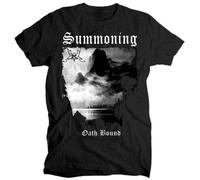 WEIZHINA Summoning Oath Bound T Shirt Black Metal Band Black XL