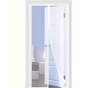 WEIZON Zanzariera Magnetica 120 x 230 cm Chiusura Automatica Adsorbimento Magnetico Rete, impedendo agli Insetti di Entrare Mantenendo La Circolazione dell’Aria - (Bianco)