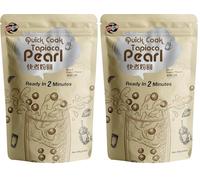 WEJEE - Perle di tapioca a cottura rapida Azúcar moreno - 1 X 250 GR (Confezione da 2)