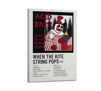 WEJWHHTHUU When The Kite String Pops - Poster su tela con stampa artistica moderna per soggiorno, 20 x 30 cm, stile cornice