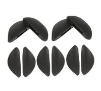 WEKADRIN 10 paia Naselli in Silicone per Antiscivolo Semi-trasparenti Forma Ergonomica a Semicerchio per Comfort e Stabilità Adatti Sole Resistente al Cambio Colore
