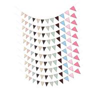 WEKADRIN 10 Pezzi Bandierine Triangolari Decorazione Ghirlanda Bunting per Decorazioni Festa e Scuola Accessorio per Interni Ed