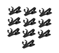 WEKADRIN 10 pezzi Clip Microfono da Tasca in Ferro Supporti Microfono Resistenti e Leggeri Collare Facili da Installare e Portatili per Registrazione Canzoni Video Social e Uso Filo
