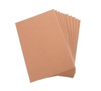 WEKADRIN 10 Pezzi Quaderni Kraft con Bianchi e Righe Sottili Taccuini Carta Spessa per Appunti Scrittura e Pianificazione Quotidiana Blocco Note Multiuso per Ufficio e Scuola