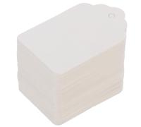 WEKADRIN 1000 pezzi Etichette Prezzi Appendibili per Scarpe Abbigliamento e Cappelli Carta Ecologica per Cordino per Negozi e Visual Merchandising