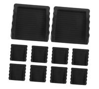 WEKADRIN 12 Pezzi Fermaporte Antivento per Porte ed Esterno Blocca Porte Antirumore e Anticollisione per Camera Bagno Fermaporta Nero Robusto e Sicuro