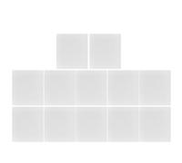 WEKADRIN 12 pezzi Trasparenti in PVC per Disegno Tappetino Chiaro per Penna Stencil per Tracciatura Precisa Accessorio Versatile per Arte Educazione e Te