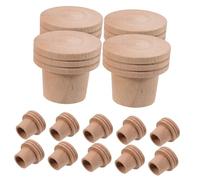 WEKADRIN 15pezzi Moxa Sticks Fire Extinguishers Traditional Moxibustion Device with Storage Base Safe and Easy to Use for Natural Healing and Wellness