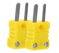 WEKADRIN 2 pezzi Connettore Termocoppia Tipo K Miniatura Adattatore Spina Rapida con Isolamento e Contatti Metallici per Fili e Sensori Termocoppia Sostituzione Veloce e Duratura