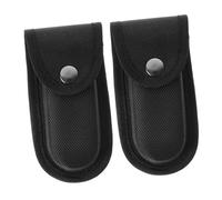 WEKADRIN 2 pezzi Custodia in Nylon per Coltello da Tasca Porta Utensili Resistente ad Acqua e Olio con Anello per Cintura Organizer Compatto per Pieghevoli e Utility