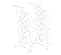 WEKADRIN 2 pezzi Supporto Piatti Cucina in Ferro Portapiatti da Banco Stabile e Capiente Organizer Salve Spazio per Piatti e Ciotole Scolapiatti da Appoggio Resistente e Pratico per Uso