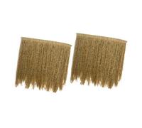 WEKADRIN 2 pezzi Tetto Paglia Simulazione Copertura Artificiale Resistente Sole per Giardino e Patio Decorazione Esterno Te Stile Country e Rustico