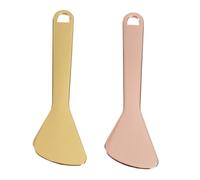 WEKADRIN 2pezzi Cucchiaio Massaggiatore Per Crema Contorno Occhi e Viso Da Oro e Rosa Strumento Per Trattamenti Di Bellezza Facile Da Usare Design Pratico e Superficie Liscia Per Morbida