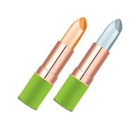 WEKADRIN 2pezzi Rossetto Idratante Cambio Colore Con Temperatura Lucidalabbra Nutriente Per Labbra Da Naturale Arancione Per Look Unico e Personalizzato