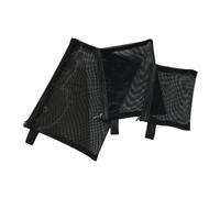 WEKADRIN 3 pezzi Cosmetiche in Rete Trasparente con Zip Portatrucchi da Viaggio Alta Capacità Organizer per Cosmetici e Articoli da Toilette Facili da Pulire e Resistenti per Viaggi e Uso