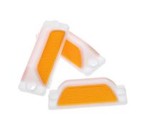 WEKADRIN 3 pezzi Marcatori Riflettenti Rettangolari per Strade e Garage Indicatori Direzionali per Autostrade e Vialetti Facili da Installare con Accessori Inclusi