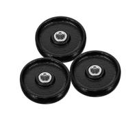 WEKADRIN 3 pezzi Ruote per Sollevatore Orizzontale Ricambio Jack per Manovra Facile e Installazione Rapida Accessori Resistenti per Sollevatore Auto e Camion di Ruote Frontali