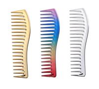 WEKADRIN 3 Pz Pettine Dentato Spazzolare i Bordi Arriccia Pettini Districare Spazzola Per Districante Automatico Slick Riccioli Fornitura Di Parrucchieri Abs