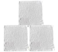 WEKADRIN 3pezzi Asciugamani Bagno Monouso in Cotone Morbidi Piccoli Quadrati Per Hotel Salone Viaggio