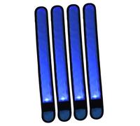 WEKADRIN 4 Pezzi LED Fasce per Gambe Regolabili con Strisce LED ad Visibilità per Equitazione Notturna Accessori Equestre Outdoor per Ragazze e Cavalieri