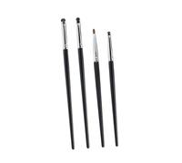WEKADRIN 4 pezzi Pennelli Eyeliner Angolati per Trucco Occhi Precisione Fine per Sfumatura Ombretti Kit Pennelli Occhi Leggero e Maneggevole per Uso Professionale e Personale