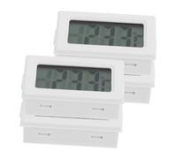 WEKADRIN 4 Pezzi Termometro Mini con Igrometro Integrato Misurazione Precisa Temperatura e Umidità Display Chiaro Nursery Auto Terrario e Serra Design Compatto Incassato Multifunzione