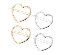 WEKADRIN 4 Pz molletta forcine forti forcine per giganti spillo archi gemme per barrette hair pin hair charms hair bow hair jewelry bobby Forcine per alla moda lega