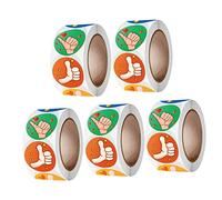 WEKADRIN 5 Adesivi Ricompensa per Sticker Educativi per Classe Etichette Incoraggianti per Insegnanti e Motivazione Studenti Decorazioni Murali per Scuola e Scrapbooking