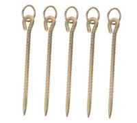 WEKADRIN 5 Metal Dog Stake Heavy Duty Ground Anchor For Livestock And Pets Outdoor Camping Tie Out Weather Resistant Stable Fixing Rod For Large Animals Management