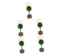 WEKADRIN 5 Pezzi Clip Biglietti Visita in Resina Supporto per Segnaposto Tavolo e Foto Portanome Compatto e Portatile per Matrimoni e Banqueting