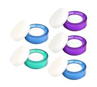 WEKADRIN 5 pezzi Spugnette Umidificanti per le Mani per Contare Denaro Accessori per Contabilizzazione Efficienza Ufficio Materiale Plastica e Spugna Sicuro Design Morbido e Colore Casuale