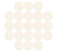 WEKADRIN 50 pezzi Dischi Esfolianti Viso Naturali in Luffa Spugne Detergenti per Pulizia Profonda e Rimozione Trucco Panni Monouso per Esfoliazione Delicata e Massaggio Spa Beige