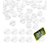 WEKADRIN 50pezzi Supporti Per Carte Da Gioco Da Tavolo Trasparenti in Base Stabile Per Organizzazione in Casa e Ufficio