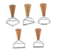 WEKADRIN 5pezzi Formine Per Biscotti Geometriche in Acciaio Di Stampi Per Biscotti Utensili Da Forno Per Preparazione Di Piccoli