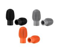 WEKADRIN 6 Pezzi Copri Punte per Bacchette Batteria in Silicone con Riduttori di Rumore Morbidi per Pratica Silenziosa Protezione Bacchette e Smorzatori per Batteristi