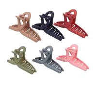 WEKADRIN 6pezzi Grande Fermaglio Per Capelli Artiglio Fermaglio Antiscivolo Per Donna Adatto Per Capelli Spessi o Sottili Lisci o Ricci Per Mantenere i in Ordine Durante La Routine Di