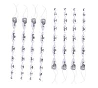 WEKADRIN 8 Pezzi Bastoncini Scaccia Uccelli Riflettenti Spirale Dispositivo Antipiccione e Woodpecker per Giardino Terrazzo e Esterni Effetto Rifrazione Luce e Movimento Vento Senza Veleno