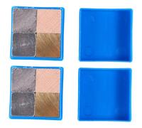 WEKADRIN 8 pezzi Blocchi Massa Uguale da Rame Alluminio Ferro per Studio Densità e Peso Specifico Kit per Esperimenti di Gravità Specifica e Investigazione Didattica