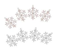 WEKADRIN 8pezzi Fermagli Fiocco Per Chioma Decorazioni Natalizie in Durevole Per Bambine e Ragazze Durante Le Festività