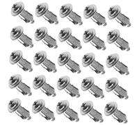 WEKADRIN Ancoraggi Per Porta Cava 25 Pezzi Con a e , Fissaggio Per Pareti Cave Con Di Espansione in Metallo, Adatto Per Porte e Lamiera Di Rivestimento