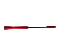 WEKADRIN Antenna Auto Telescopica in Alluminio Leggera e Resistente Ricezione Radio Fm Stabile Design Esterno Decorativo Rosso Adatta per Tetto Veicoli con Installazione Semplice
