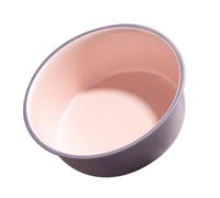 WEKADRIN Bacinella Lavaggio in Doppio Colore per Piedi Bacinella Tonda Design e Pratica per Casa Salone e Campeggio Media Rosa