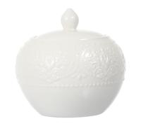 WEKADRIN Barattolo in Ceramica per Zucchero e Caramelle Contenitore Pratico per Cubetti di Zucchero e Dolci Design Elegante e Facile da Pulire Adatto Cucine e Panetterie