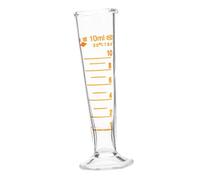 WEKADRIN Bicchierino Dosatore in Vetro Trasparente Scala Graduata Misurino Graduato per Liquidi e Sostanze in Polvere Strumento Pratico per Laboratorio e Cucina Design Colore Casuale